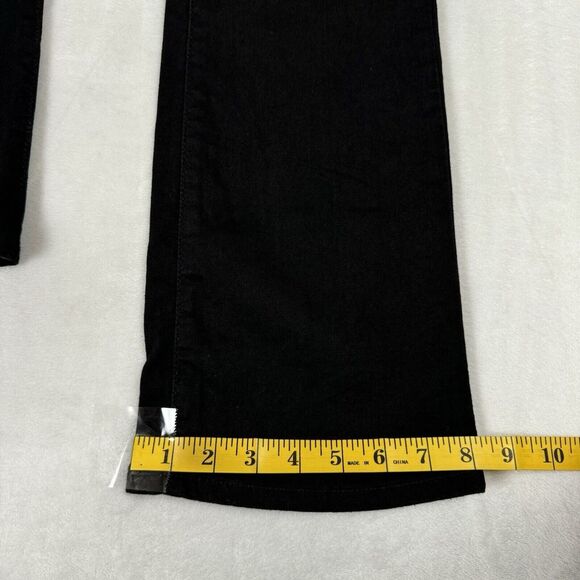 Levi's 315 Shaping Bootcut Jeans Size 28 Black Mid Rise Stretch Western Boho - Picture 13 of 14